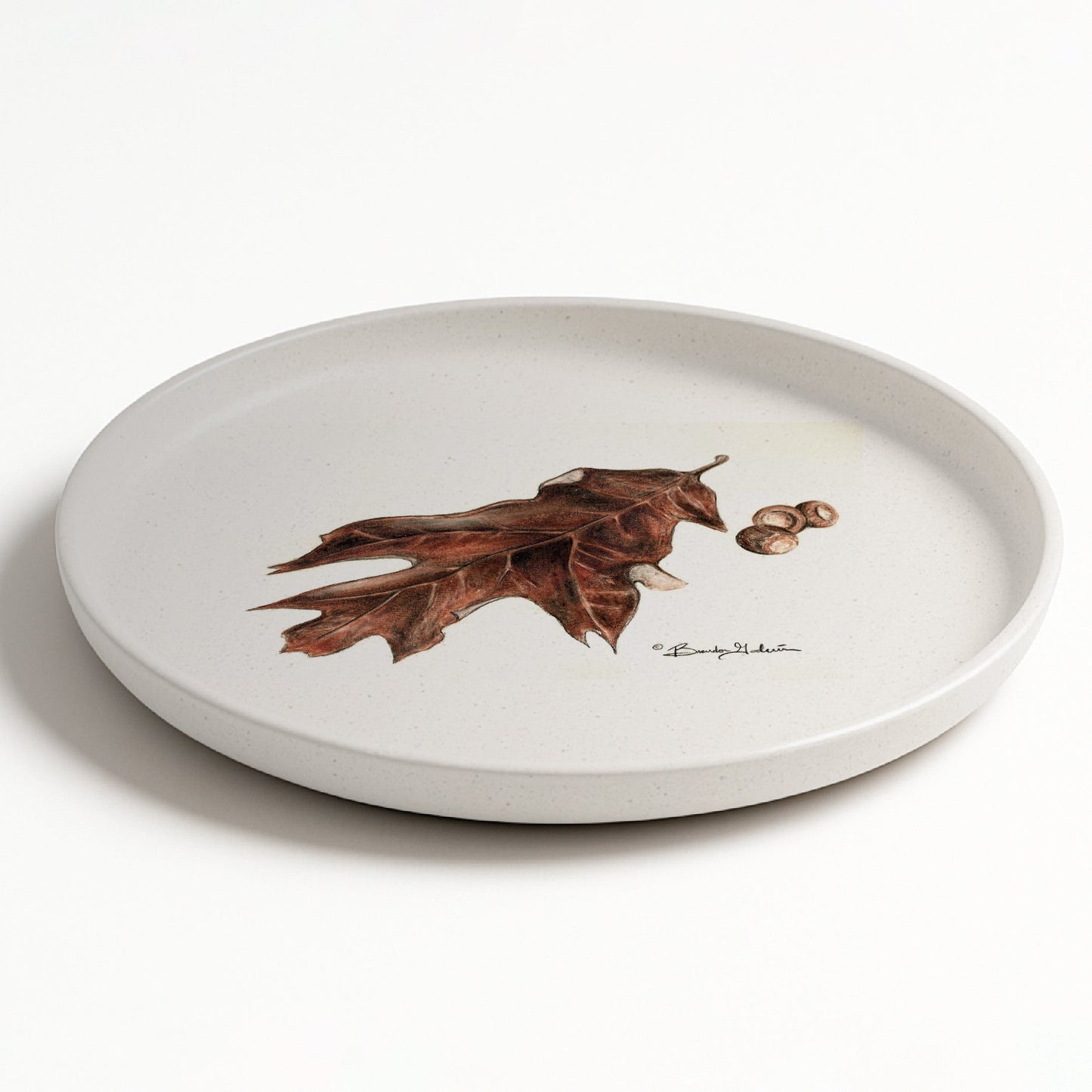 Signature Ceramic Leaf Small Plate