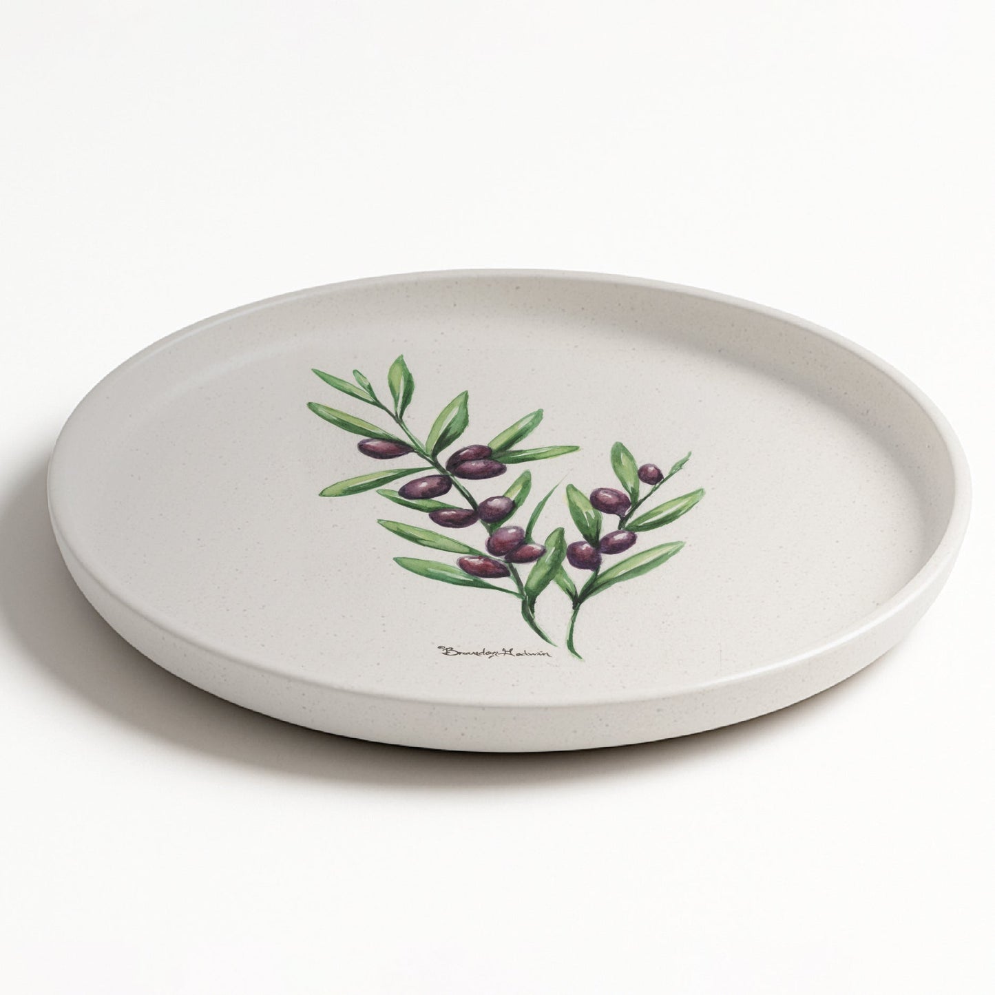 Signature Ceramic Olvie Dinner Plate