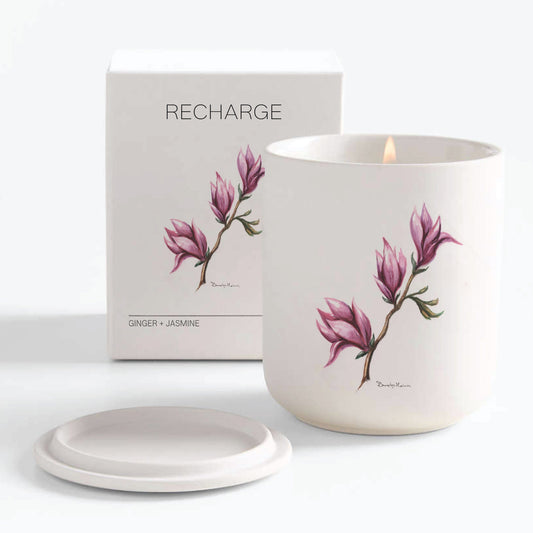 Recharge Floral Candle