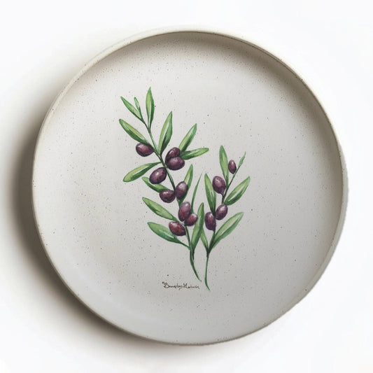 Signature Ceramic Olive Small Plate
