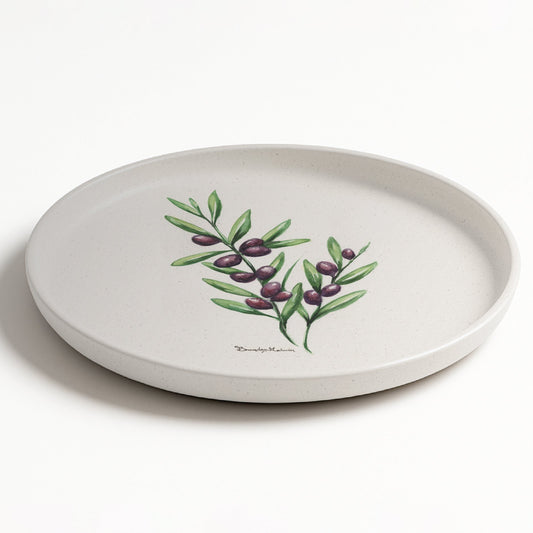 Signature Ceramic Olvie Dinner Plate