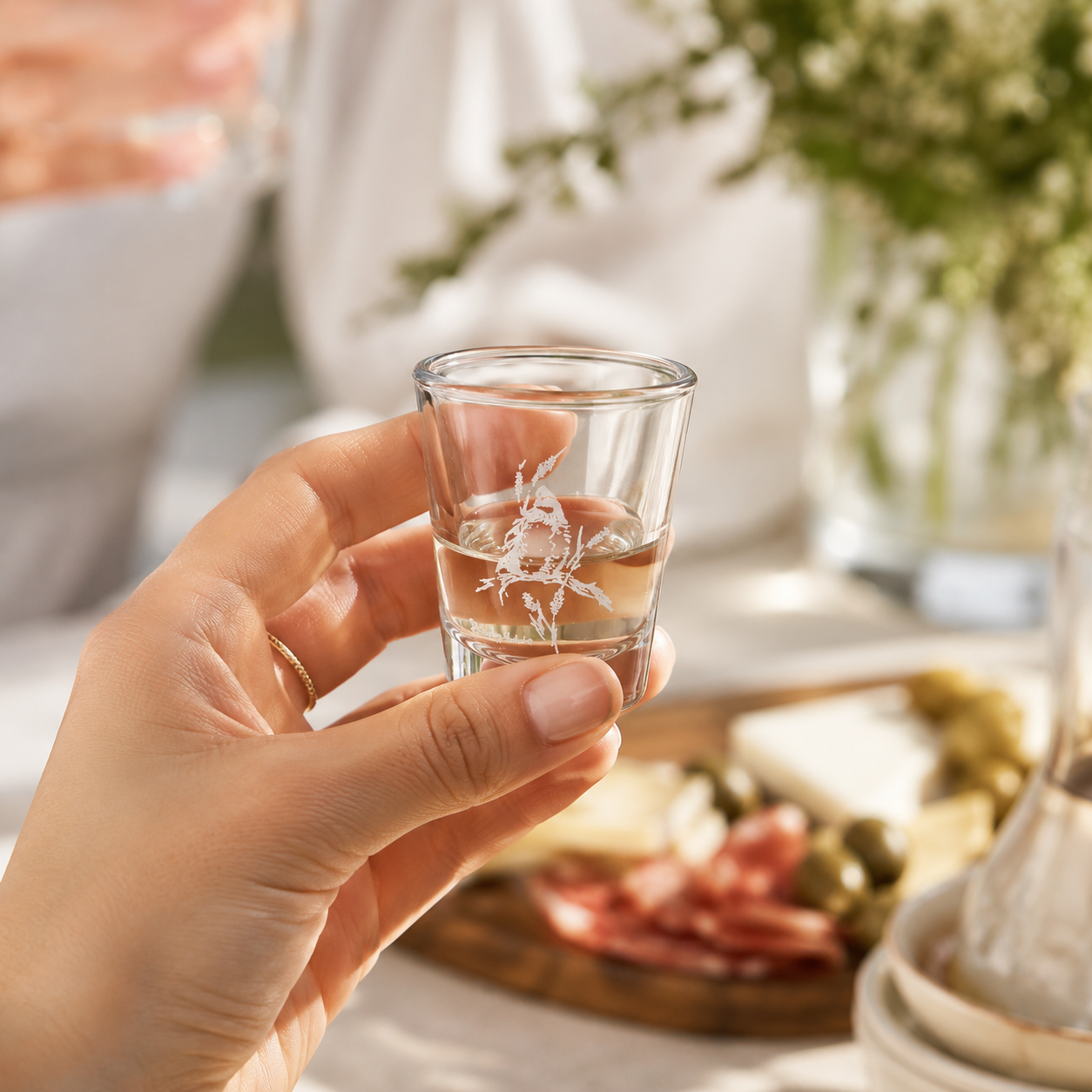 Quail Shot Glass