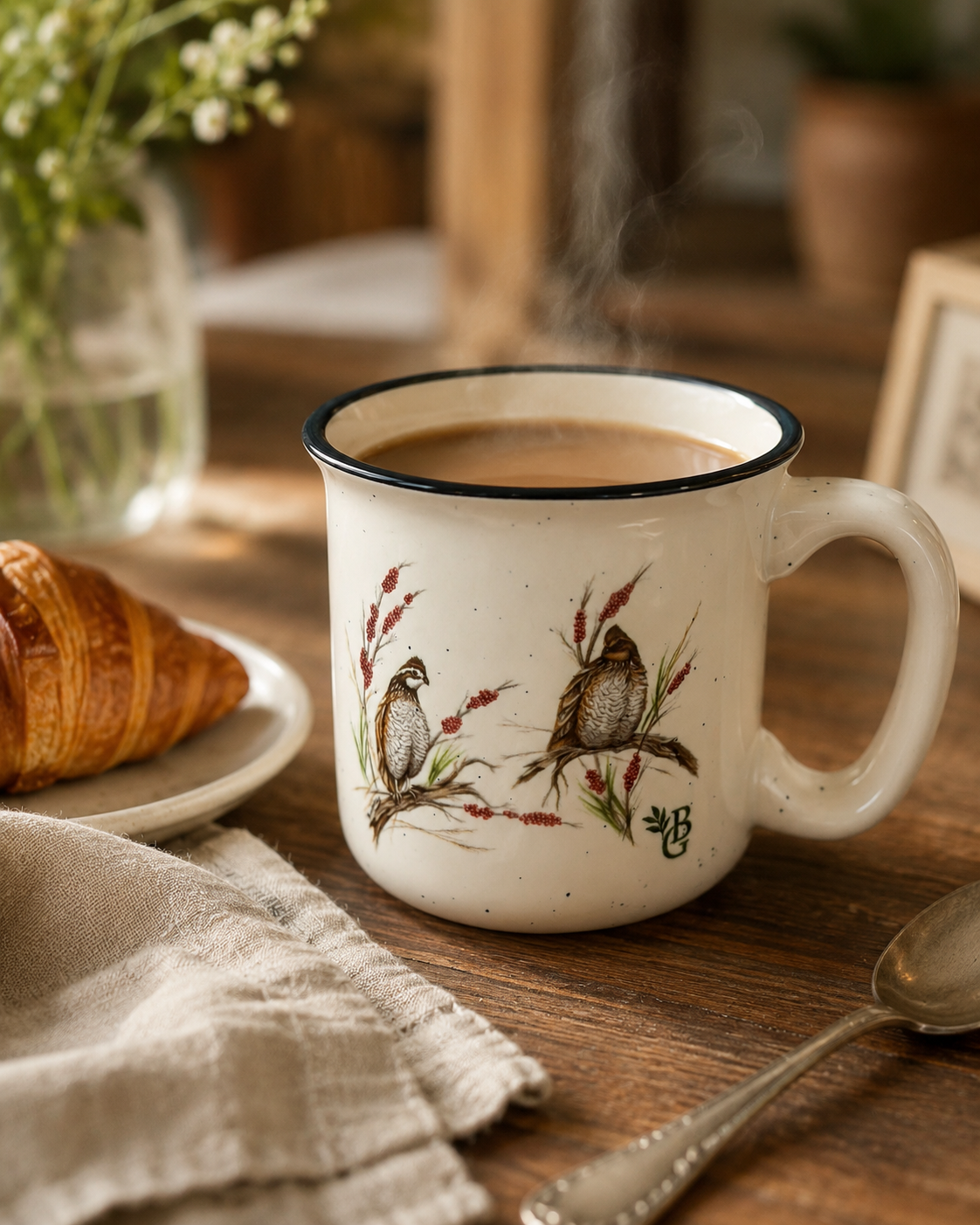 Quail Ceramic Mug