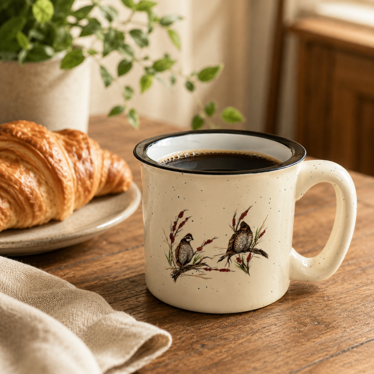 Quail Ceramic Mug