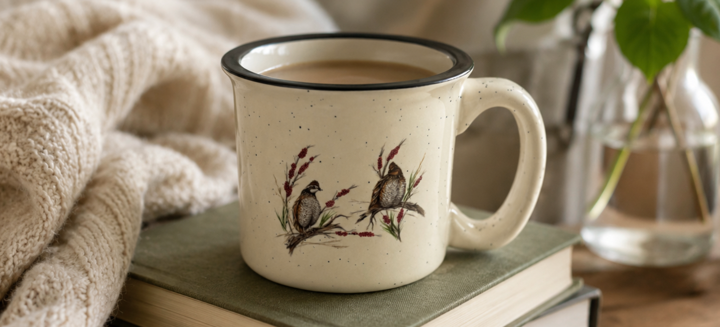 Quail Ceramic Mug